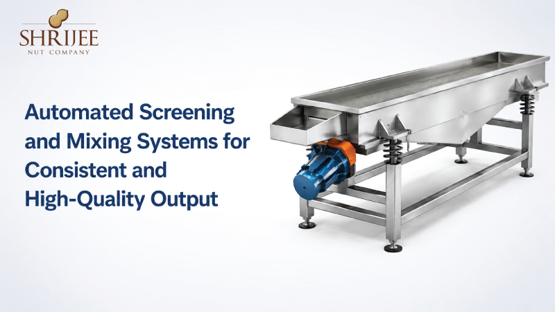 Automated Screening and Mixing Systems for Consistent and High-Quality Output