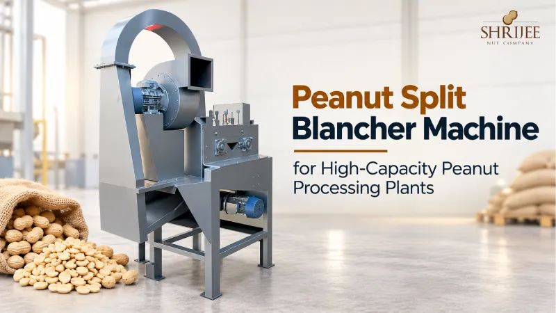 Peanut Split Blancher Machine for High-Capacity Peanut Processing Plants