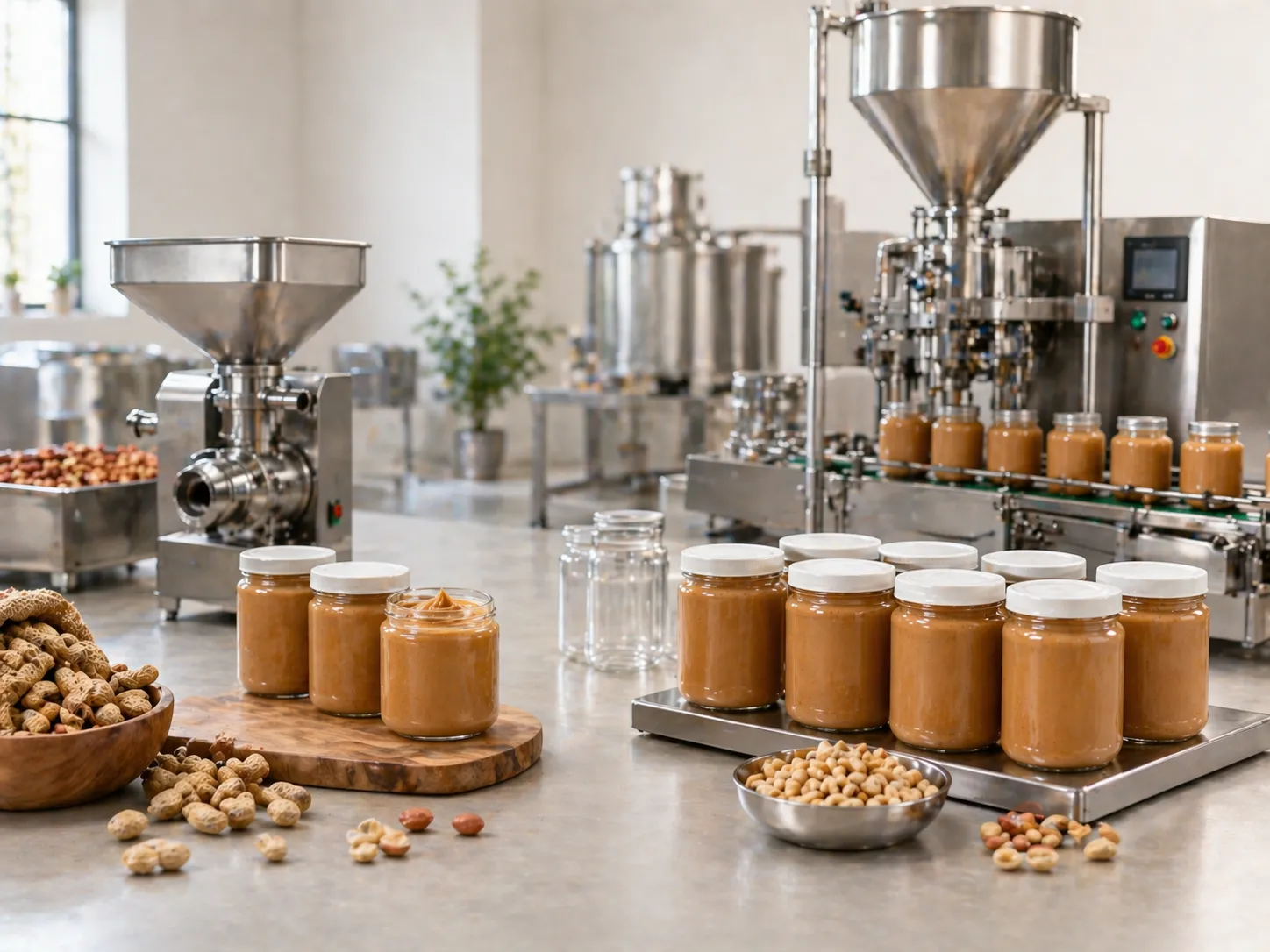 Semi-Automatic vs Fully-Automatic Peanut Butter Plant