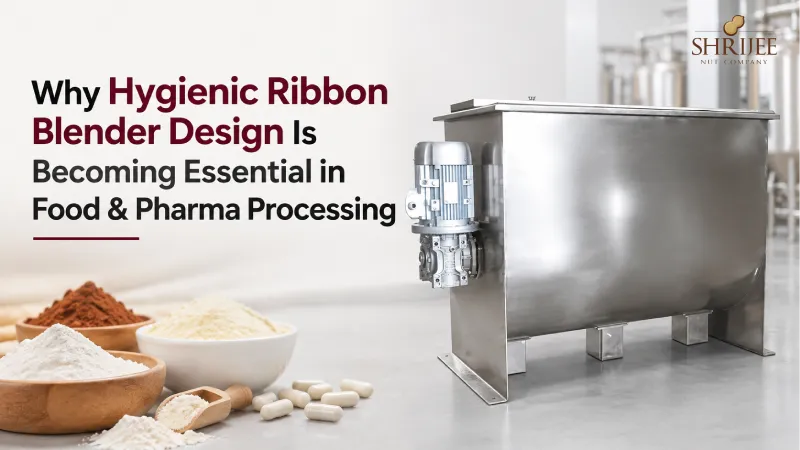Why Hygienic Ribbon Blender Design Is Becoming Essential in Food & Pharma Processing