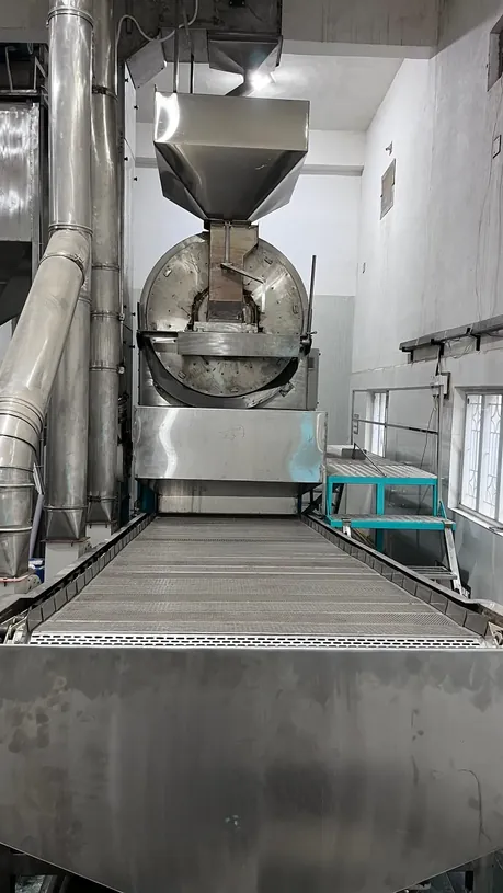 Modular Cooling Belt for Roasted Peanuts