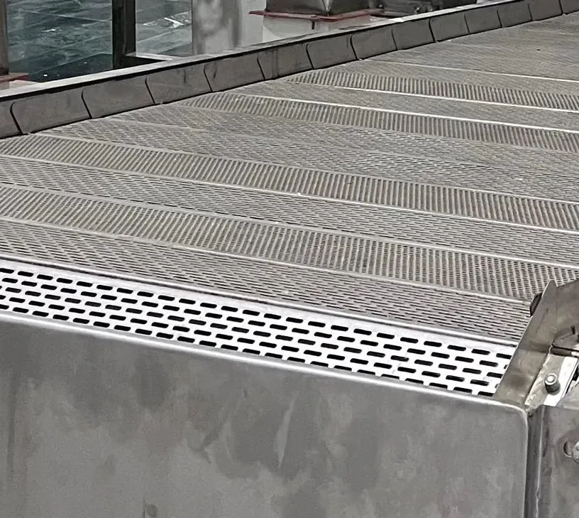 Modular Cooling Belt for Roasted Peanuts